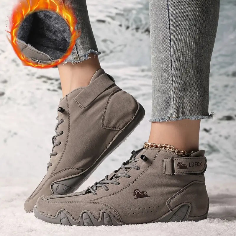 VogLdeck 3.0 – Încălțăminte ortopedică de iarnă căptușită cu blană 