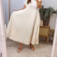 Rochie fără mâneci cu pliuri | Vogany