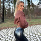 Hoge taille broek