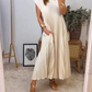 Rochie fără mâneci cu pliuri | Vogany