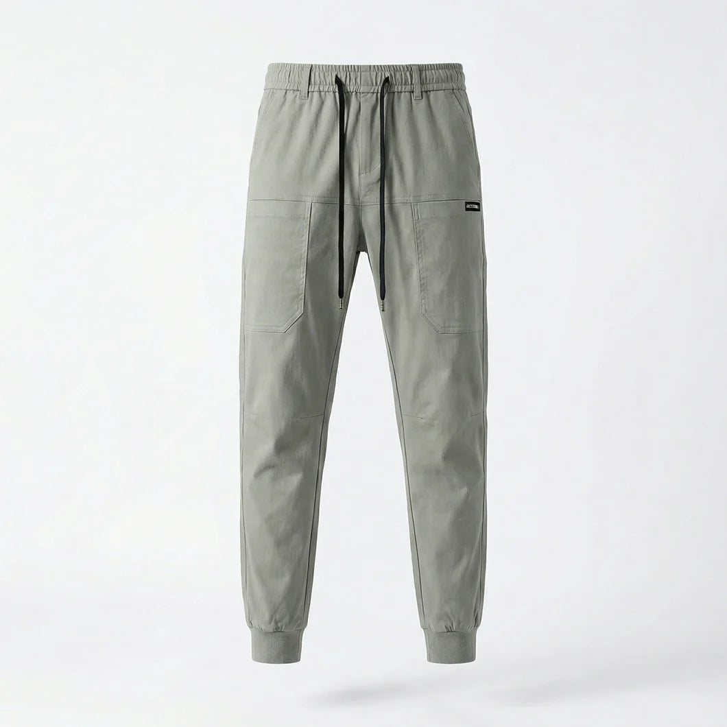 سروال كارجو مريح مع سعة تخزين كبيرة 